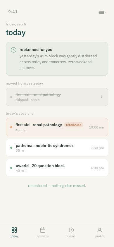 balansd recalculation screen preview